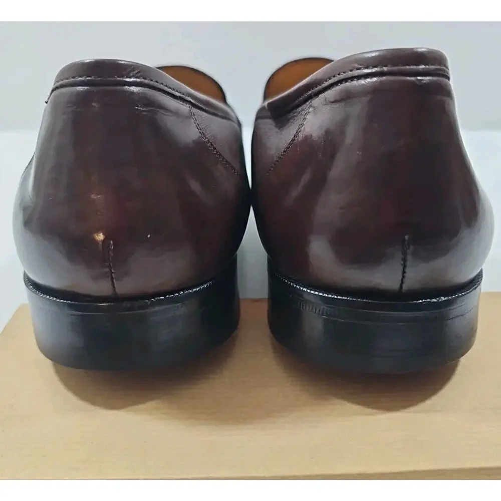 Johnston & Murphy ~Men's Size 11.5M~ Brown Tassel Leather Loafers Shoes #15 2206